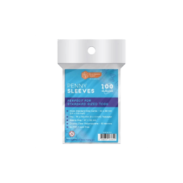 Sleeves:  - Penny Sleeves (63 x 88mm) (x100) - Clear